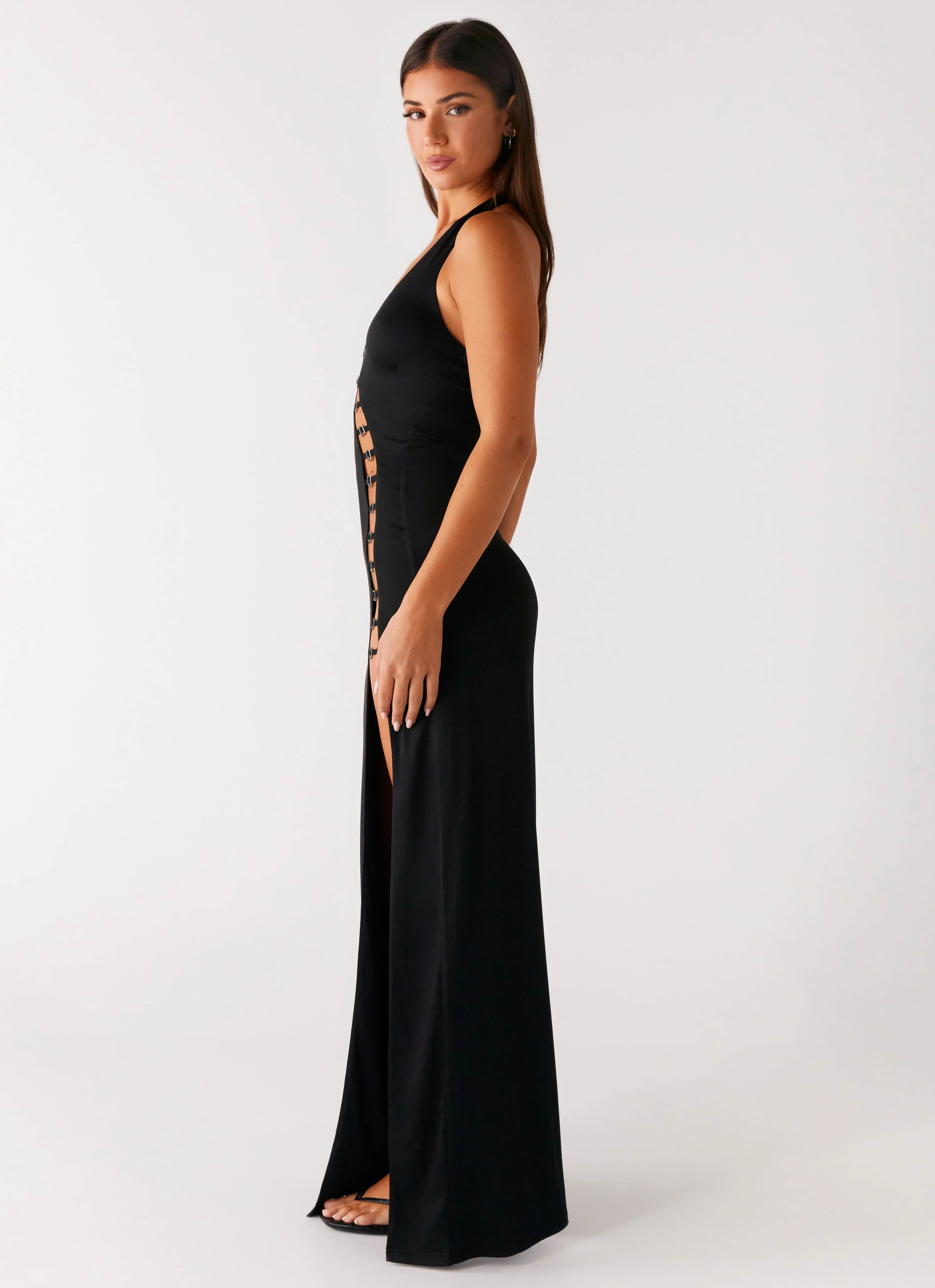 Midnight Dreams Maxi Dress - Black