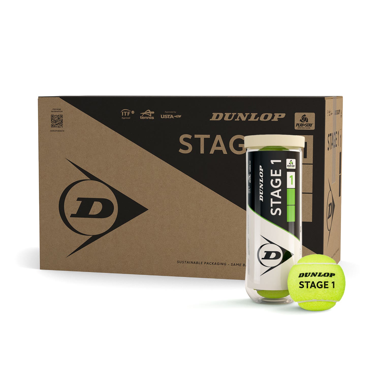 72 BALL DUNLOP STAGE 1 GREEN 72BOX