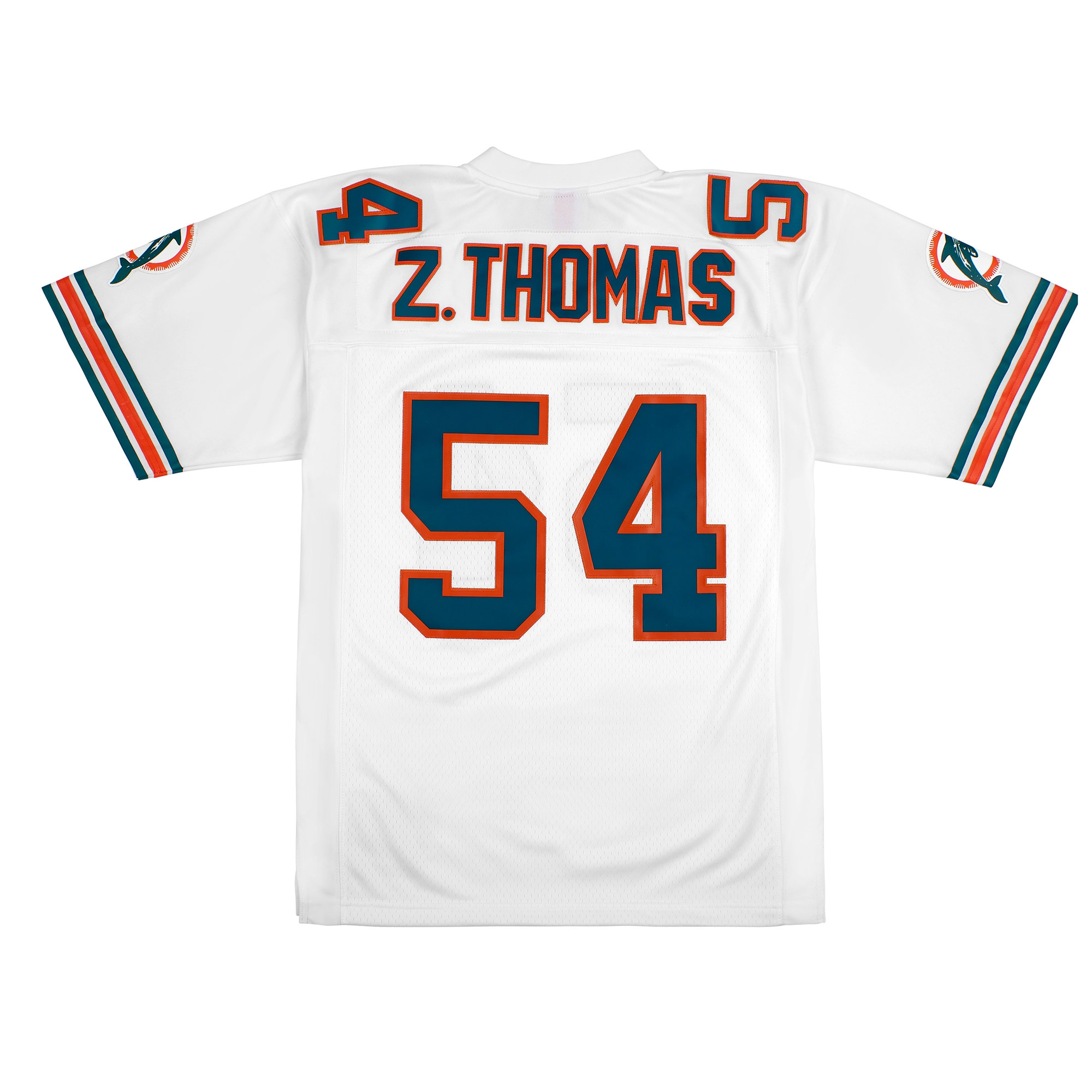 Zach Thomas #54 Miami Dolphins Mitchell & Ness Throwback NFL Jersey White