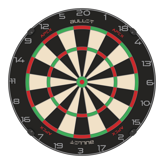 Bullet Apex steel dartboard