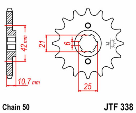 JT. Standard steel 338 - 530Ref: Jtc01390A / 1077358002