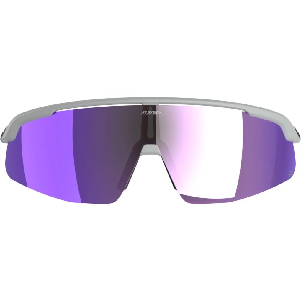 Alpina Turbo Pro S Q Glasses - smoke-grey matt/pink mirror