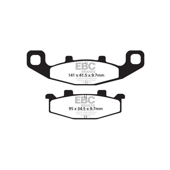 EBC Organic Front/Rear Brake Pads (Depending on Model)Ref: FA129