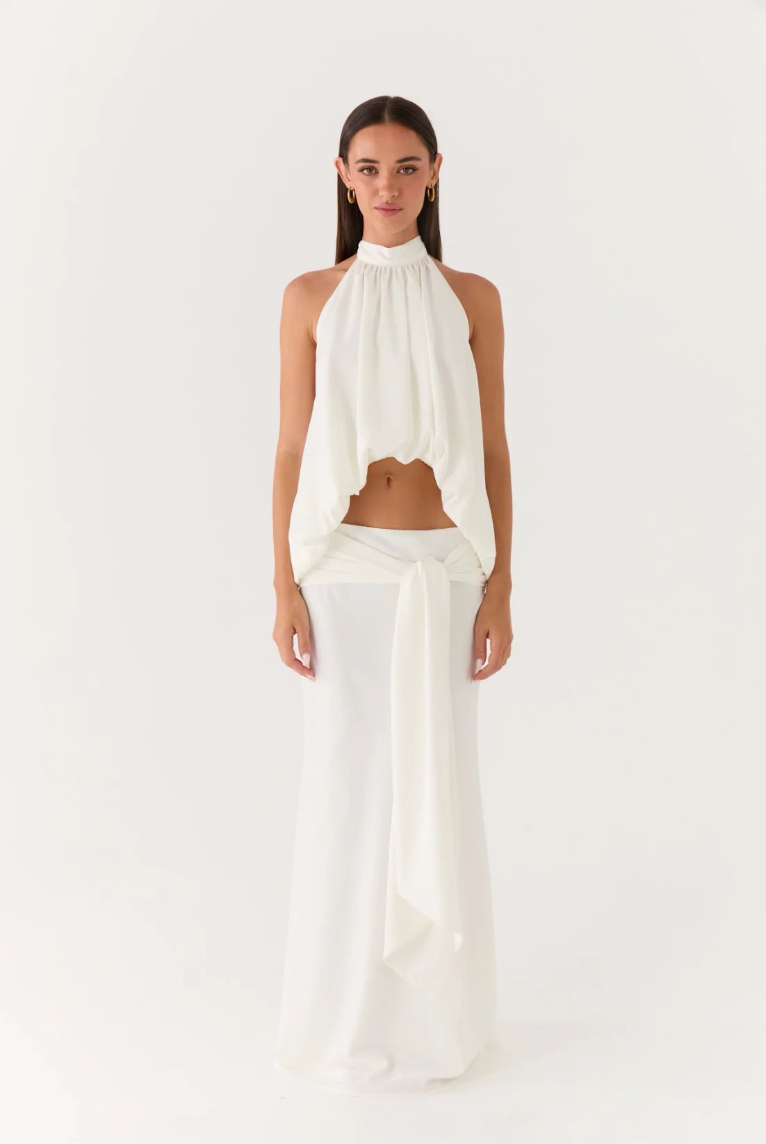 Eirlys Maxi Skirt - White