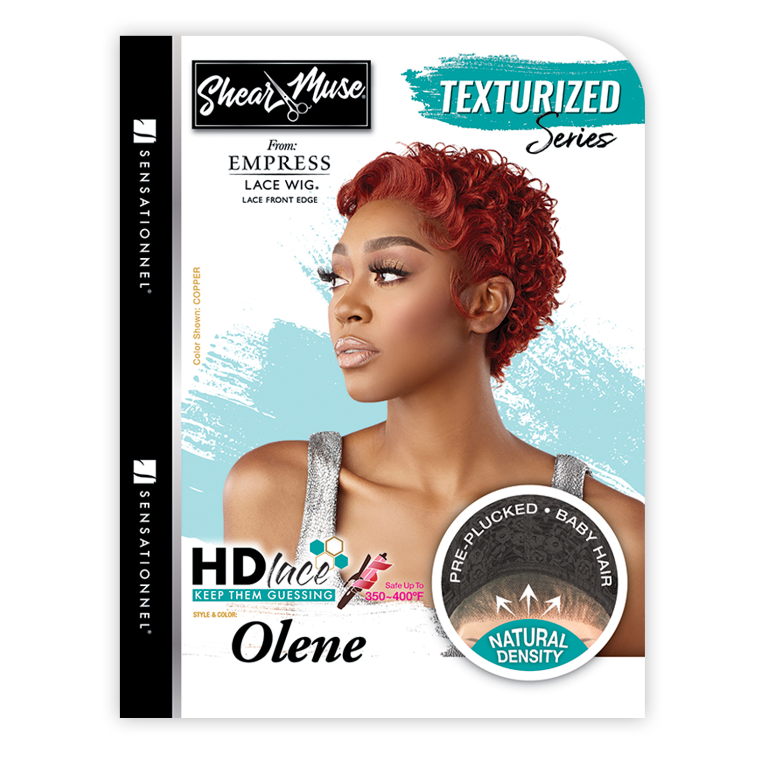 Sensationnel HD Lace Front Wig Empress Edge Shear Muse Olene