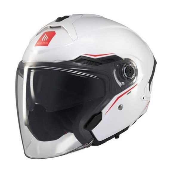Jet Helmet MT HELMETS COSMO SV helmet - Solid - WhiteRef: MTH0123