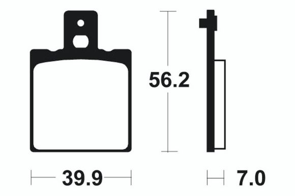 Tecnium Organic Road Brake Pads - MA19Ref: TE01991A / 1022406
