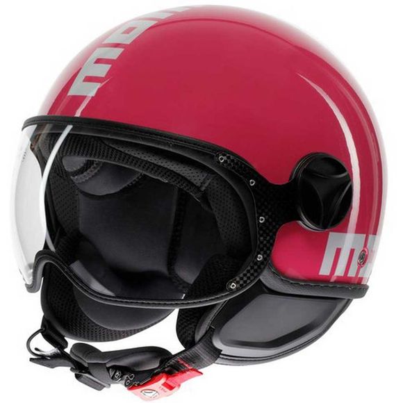 Jet Momo Design Fgtr Classic helmet - Rose / WhiteRef: MM0169