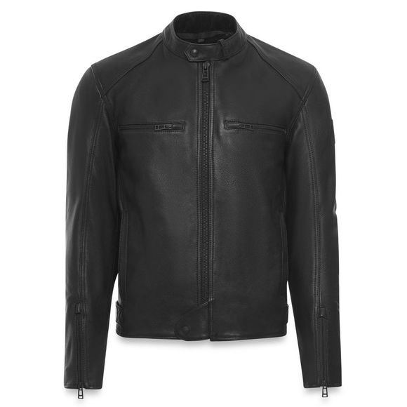 Belstaff Broughton - Black Motorcycle JacketRef: BT0100