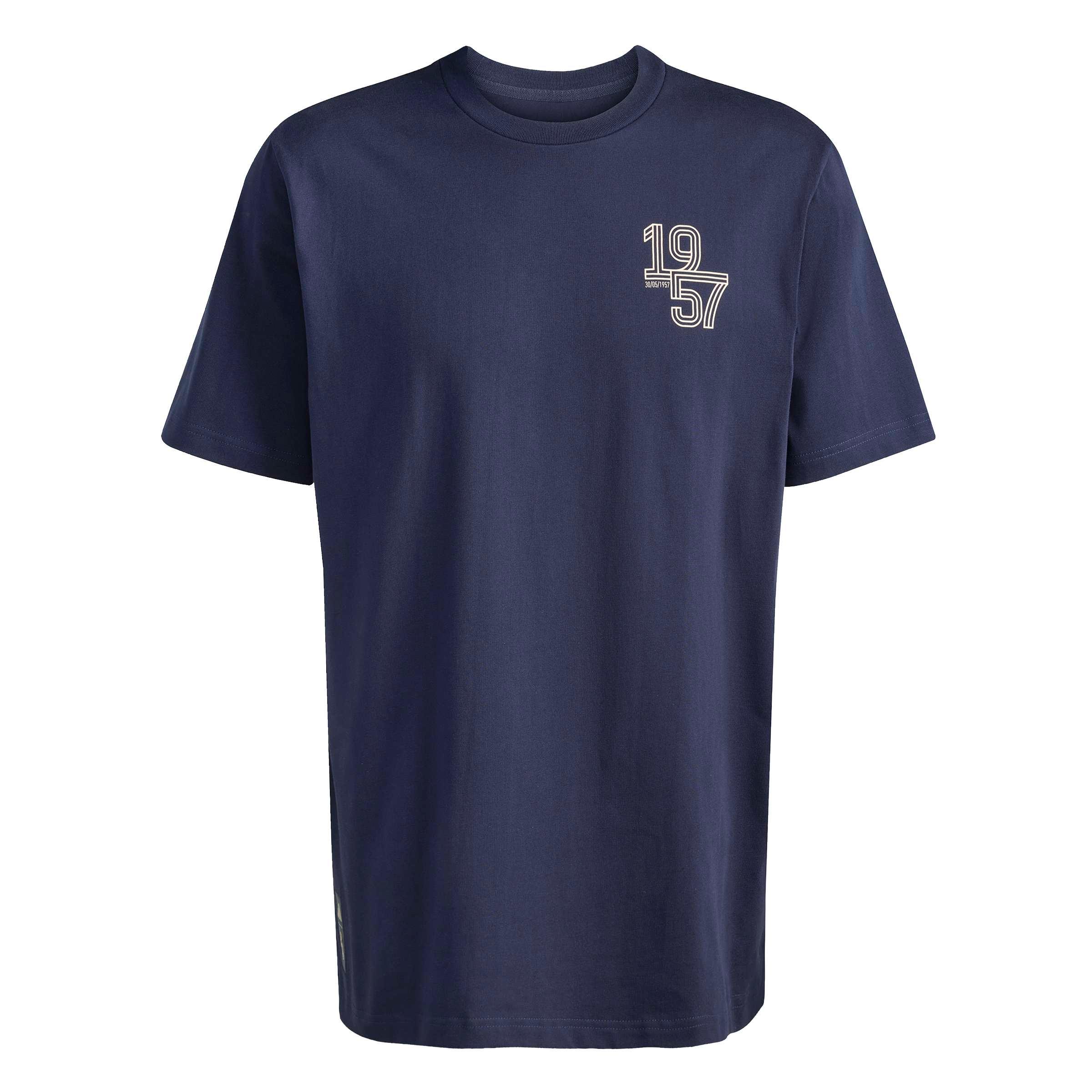 Mens adidas Heritage Pack T-Shirt Navy | 1957