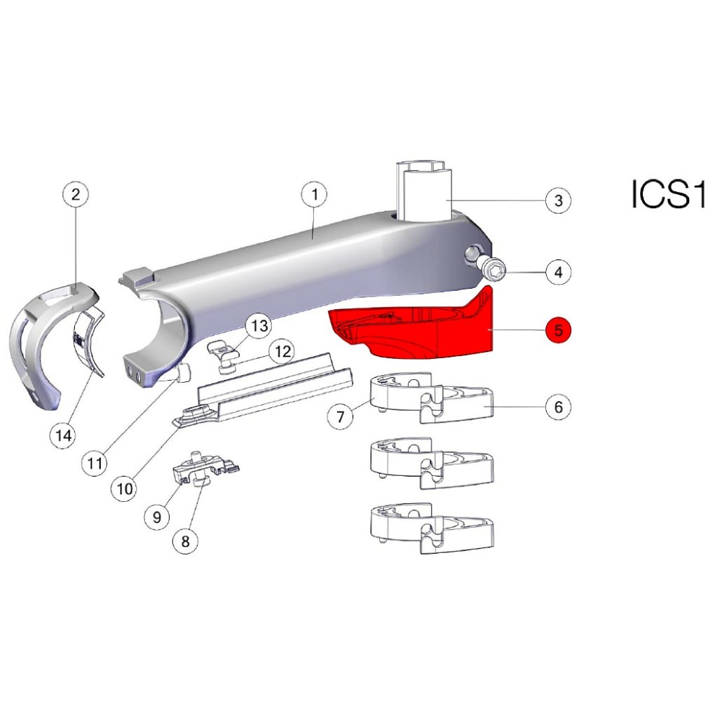 BMC Lower Cover for ICS01 Stems (2020+) - 302221