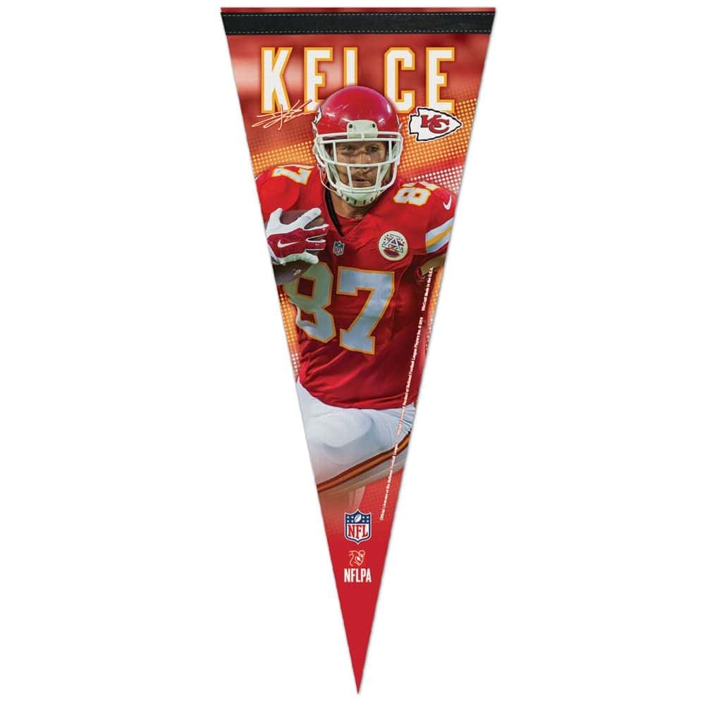 Travis Kelce Kansas City Chiefs Premium NFL Pennant