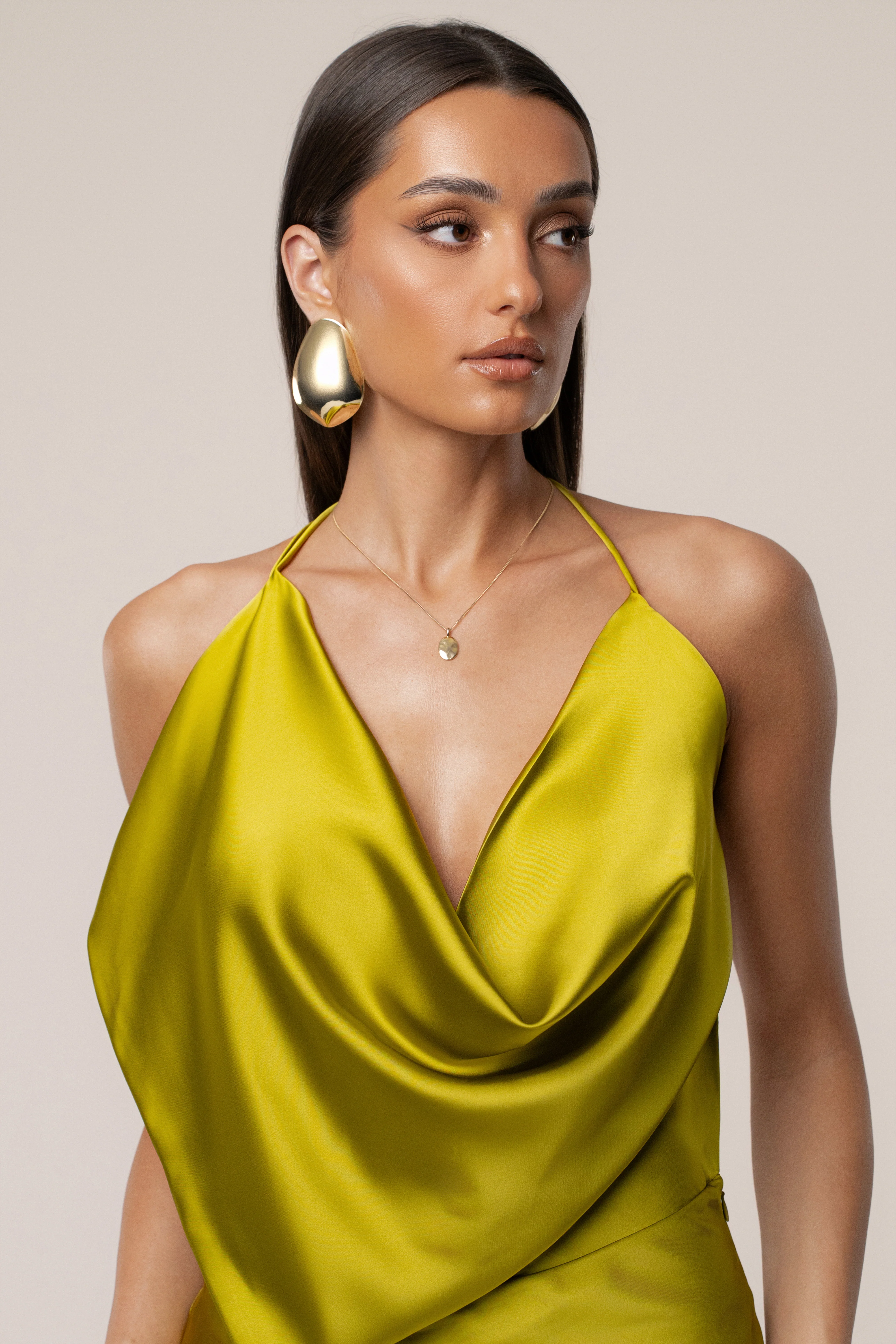 Moss Delmara Cowl Maxi Dress