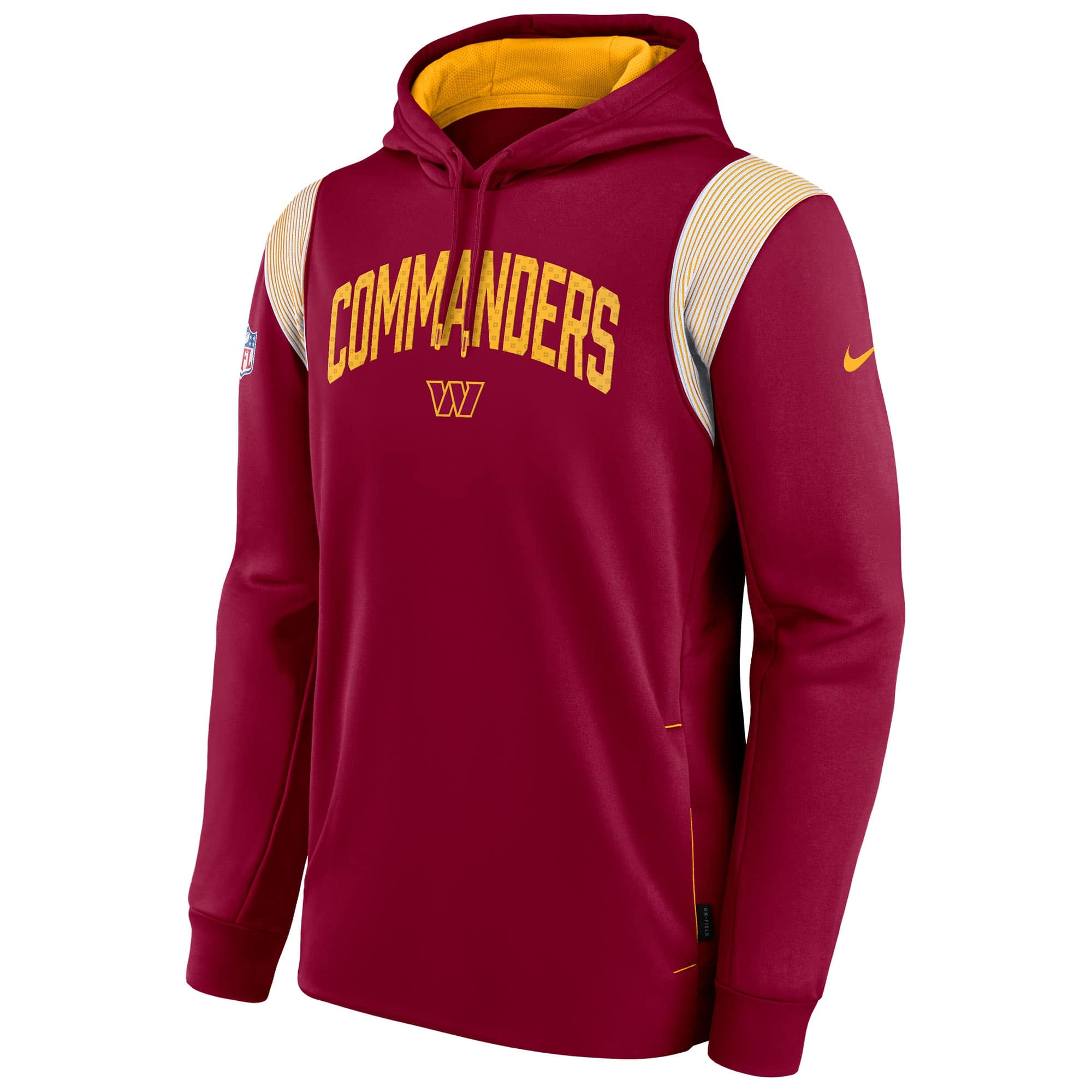 Washington Commanders 2022 NFL On-Field Sideline Nike Therma-FIT Hoodie Red