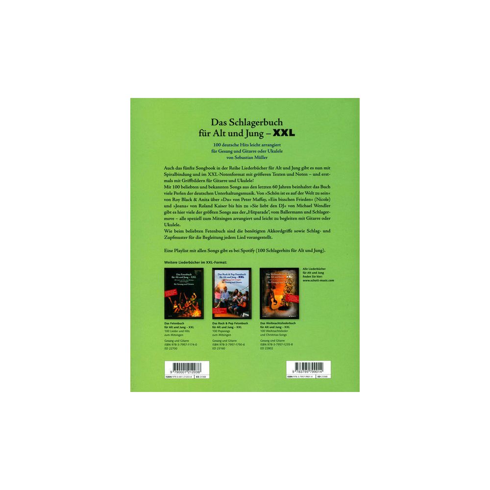 Schott Schlagerbuch Git/Uku XXL – Thomann Ireland