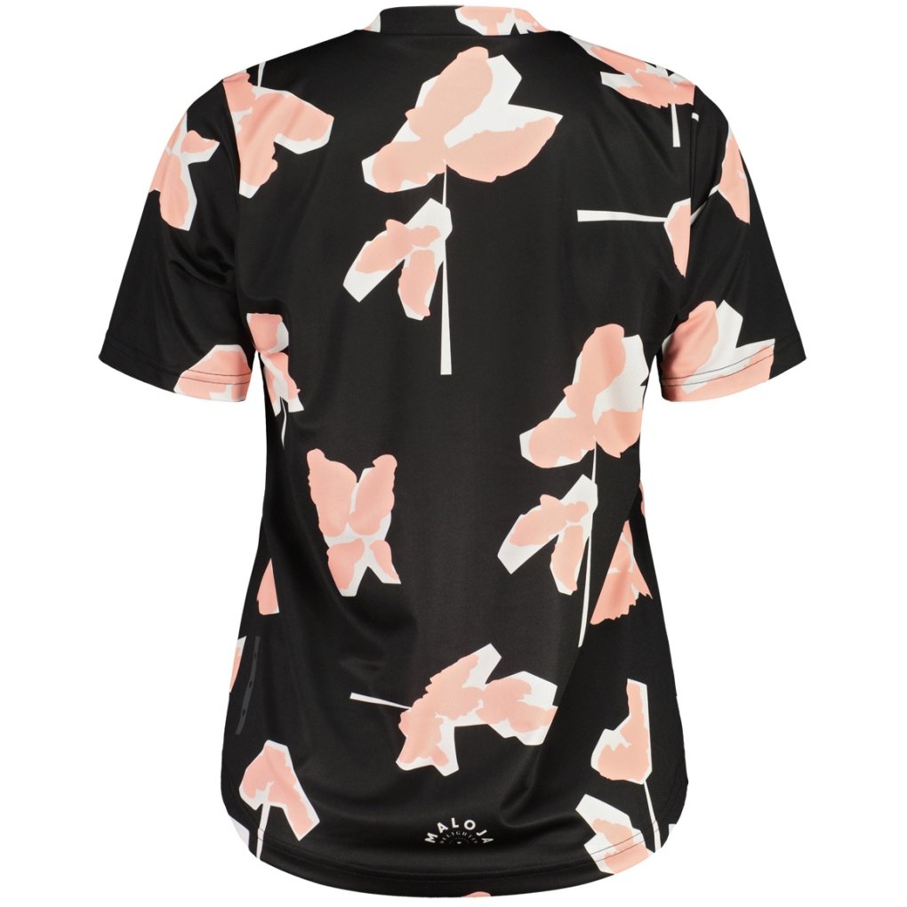 Maloja HochgallM. Allmountain Jersey Women - deep black sunleaf 1259