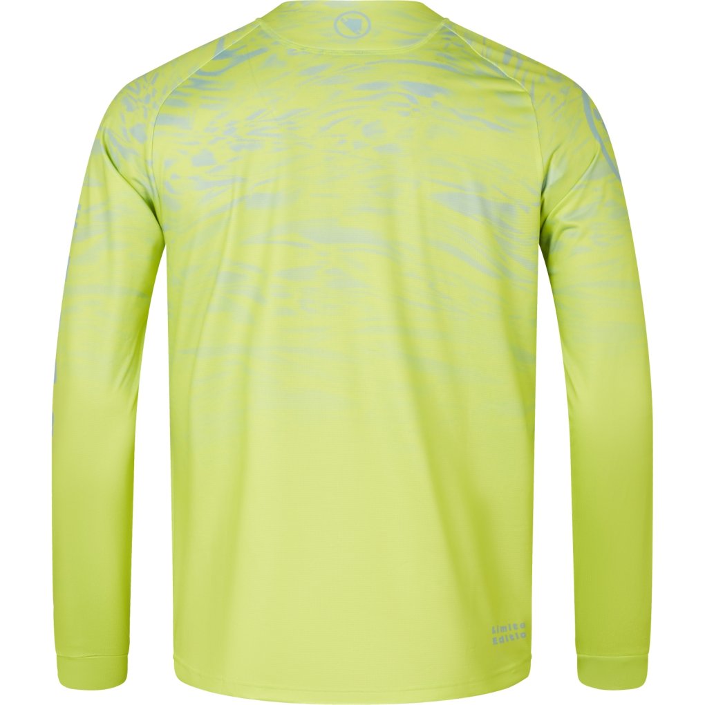 Endura Marble Ltd Printed Long Sleeve Tee Men - lime green