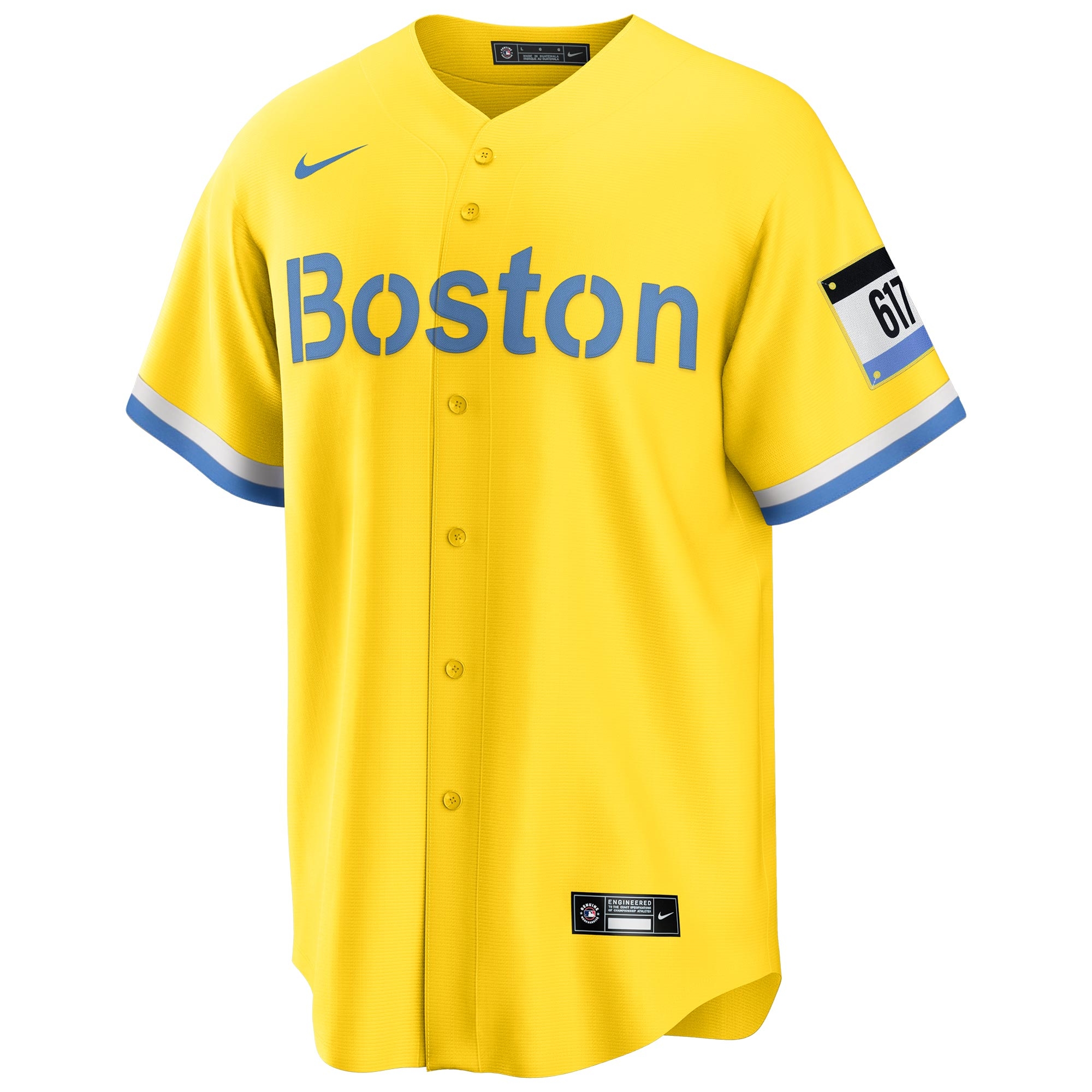 Boston Red Sox Nike Alternate MLB Jersey Yellow