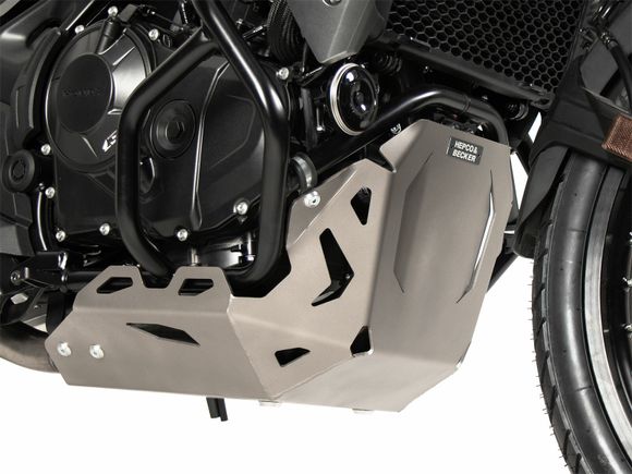 Hepco & Becker aluminum engine guard - Alu/anodised aluminum?HONDA 750 XL 750 TRANSALP - 2023 - 2024Ref: Hbe06615A / 8109539 00 12