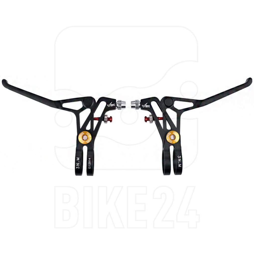 KCNC VB1 V-Brake Set - black/gold