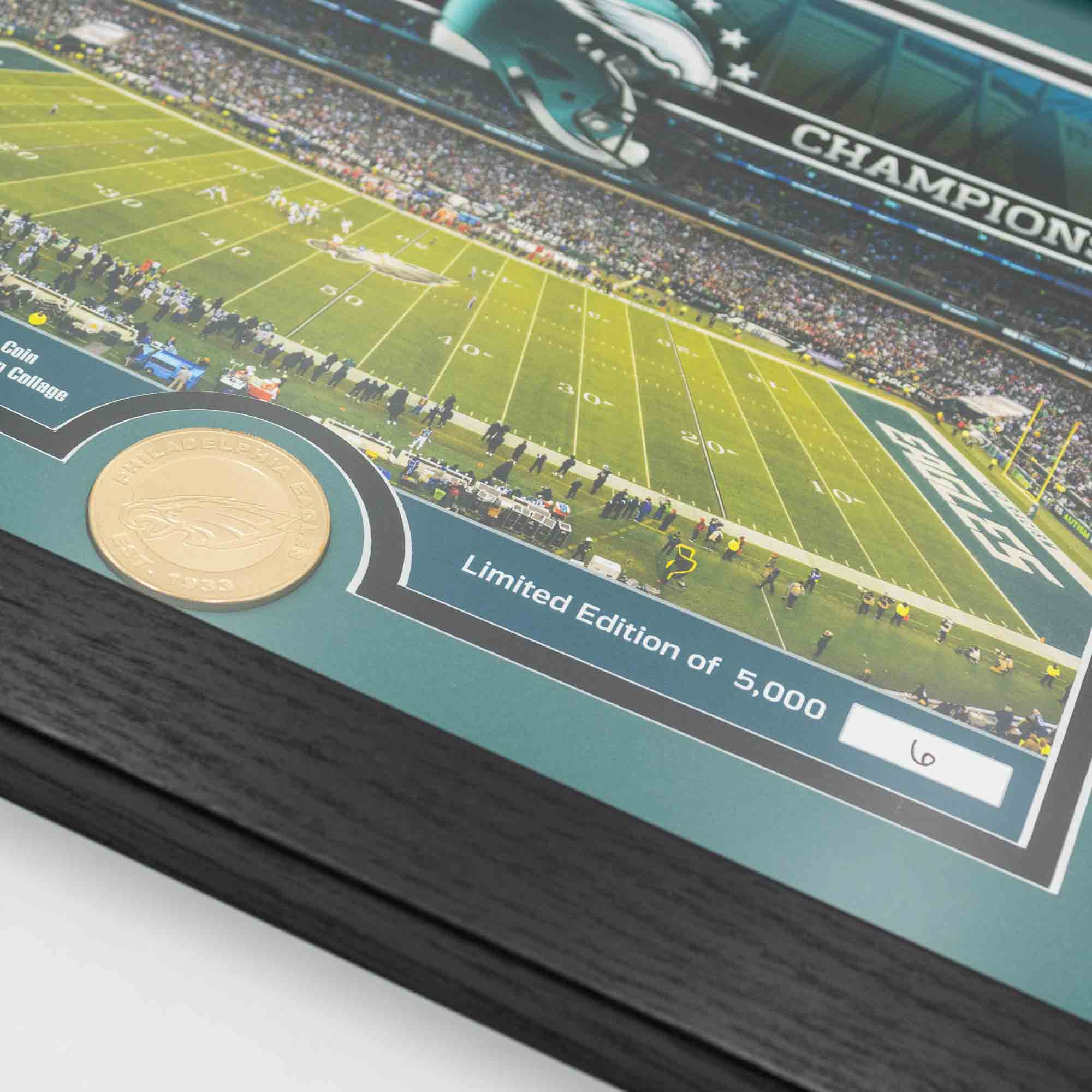 Philadelphia Eagles Team Stadium Bronze Coin Framed NFL Photo
