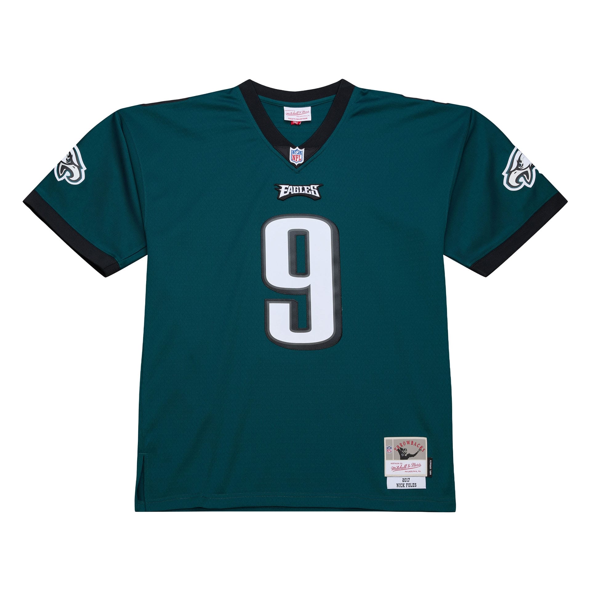 Nick Foles #9 Philadelphia Eagles 2017 Legacy Throwback NFL Jersey Green