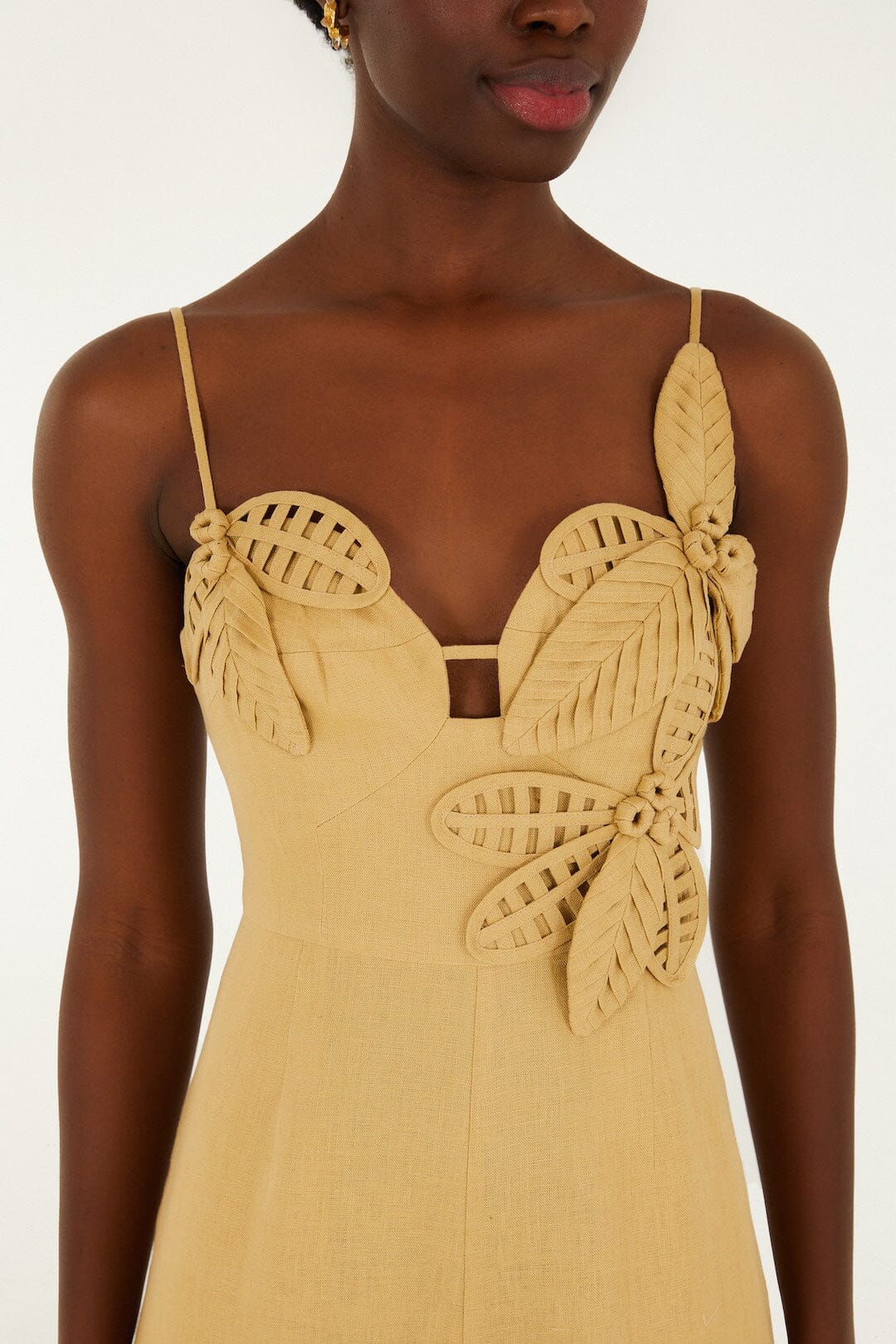 Sand 3d Flowers Jumpsuit