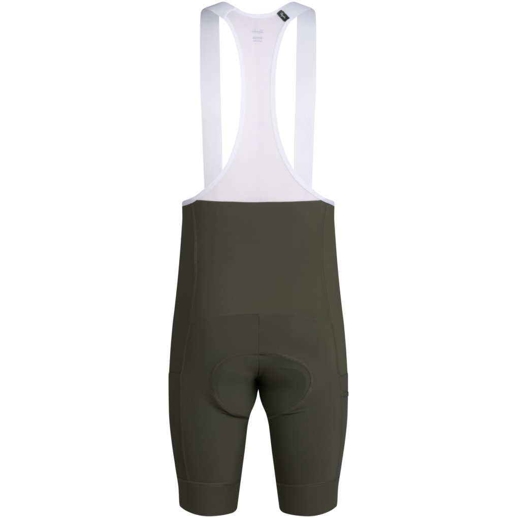 Rapha Brevet E. Cargo Bib Shorts Men - dark green/white