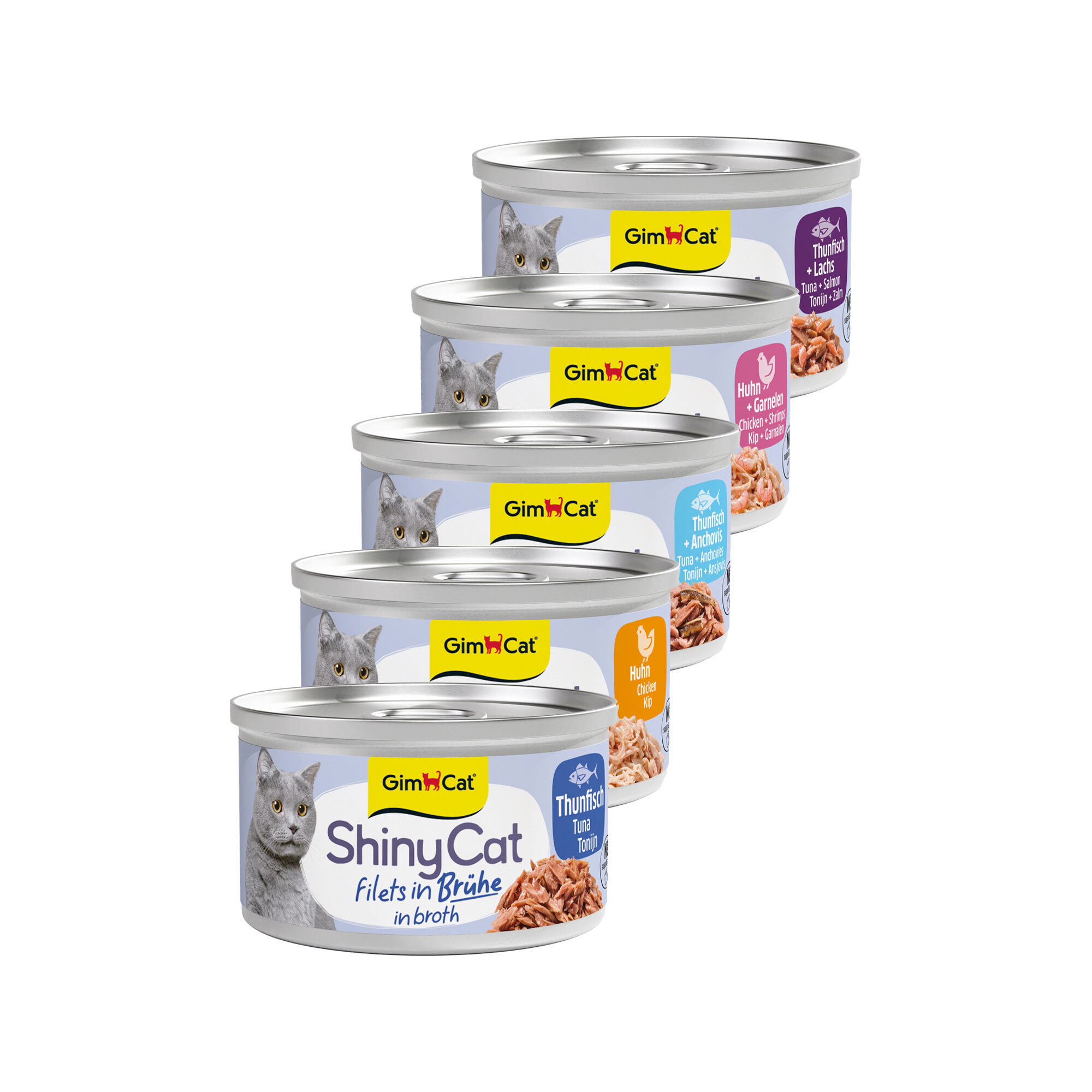 GimCat ShinyCat Filets in Broth - Tuna