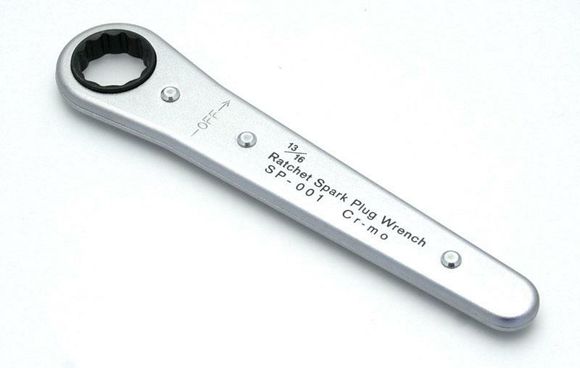 Bihr Flat Ratchet Spark Plug Wrench - 21mm - UniversalRef: BI00717A / 1051796