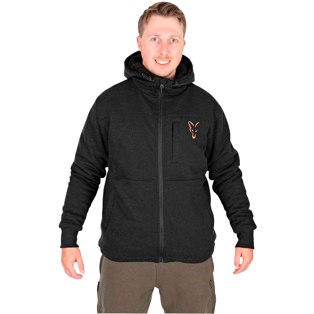 Fox Collection Sherpa Jacket Men (Black\/Orange)