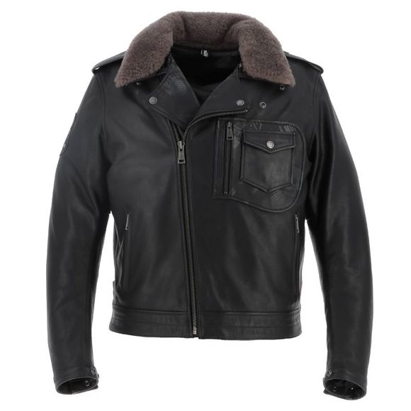 Moto Helstons Perco - Black JacketRef: HS1026