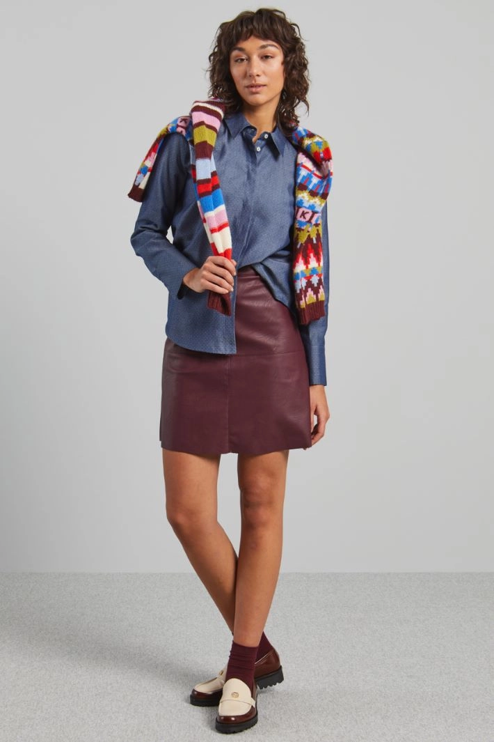 Cotton Oxford shirt - AIR FORCE BLUE