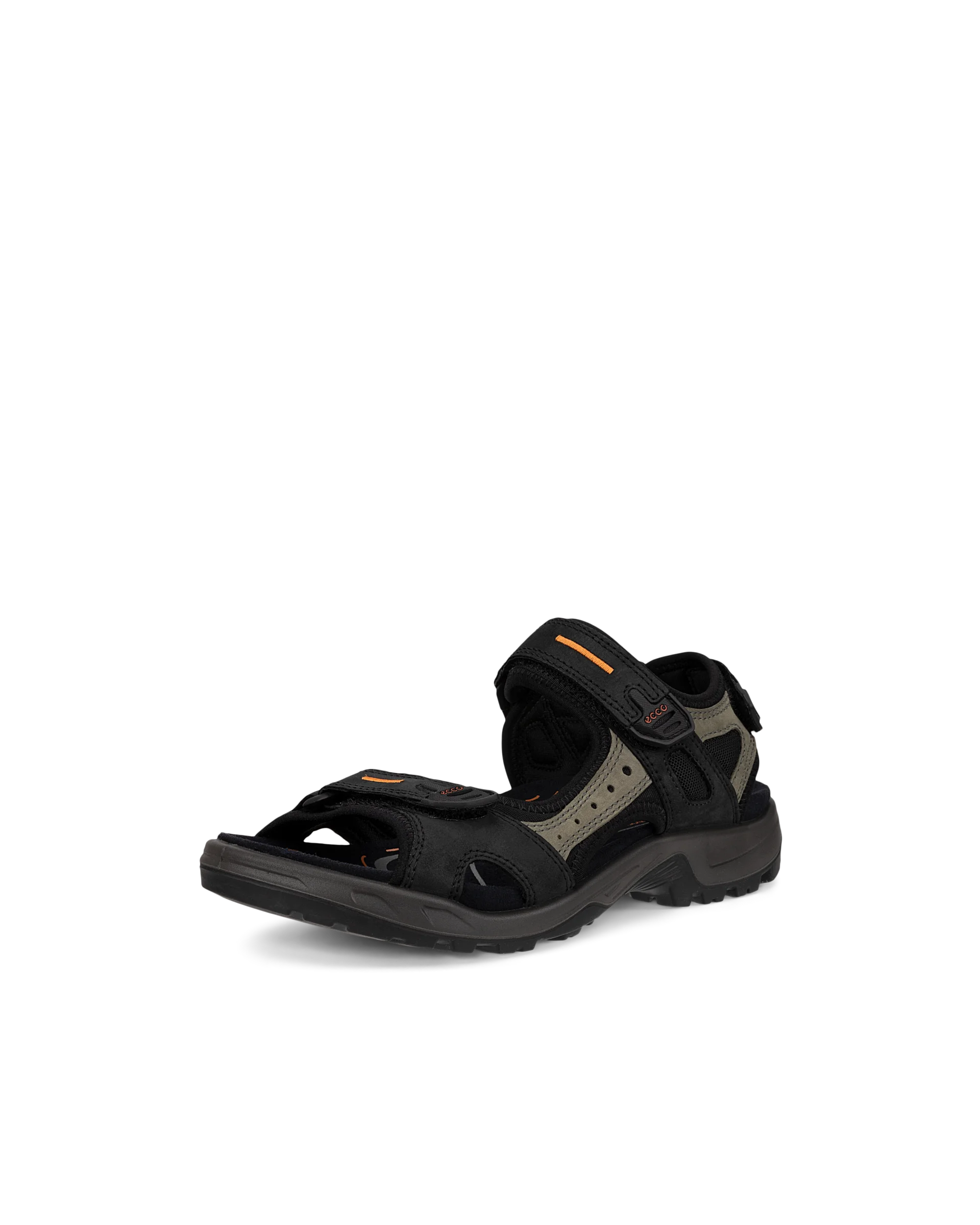 ECCO OFFROAD Herren Trekkingsandale aus Nubukleder Schwarz