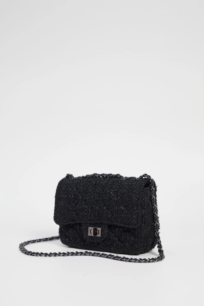 Tweed bag - BLACK