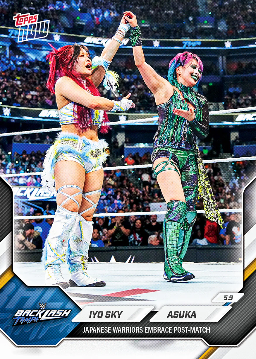 IYO SKY / Asuka - 2026 WWE Topps NOW® - Card 58