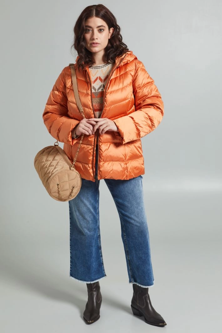 Shining down jacket - LIGHT ORANGE