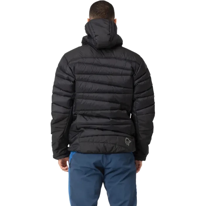 Norrona falketind down750 hood Jacket Men - Caviar