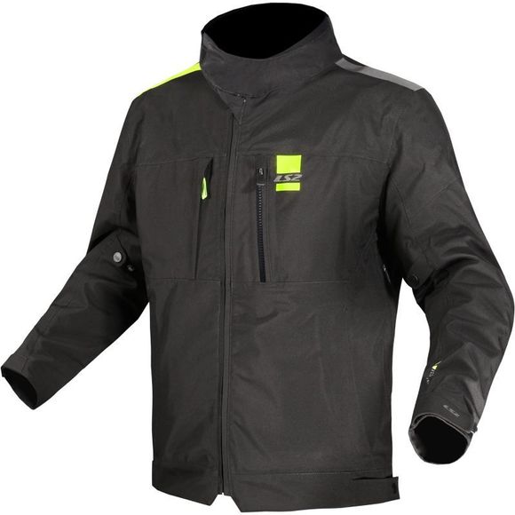 LS2 TITANIUM Women's Motorcycle Jacket - Black / YellowRef: LS1321