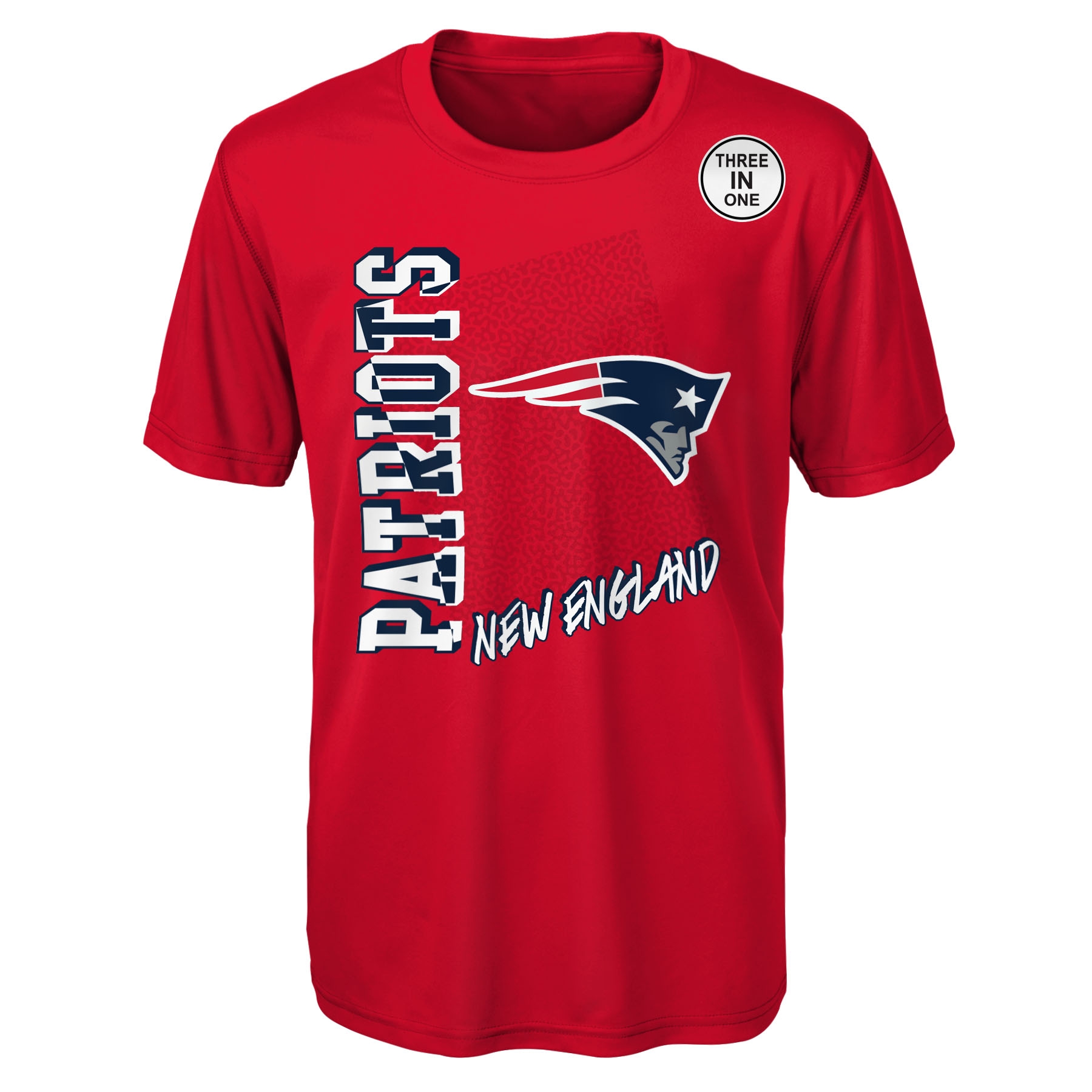 New England Patriots NFL Football 3-in-1 Combo Shirt Set (YOUTH)