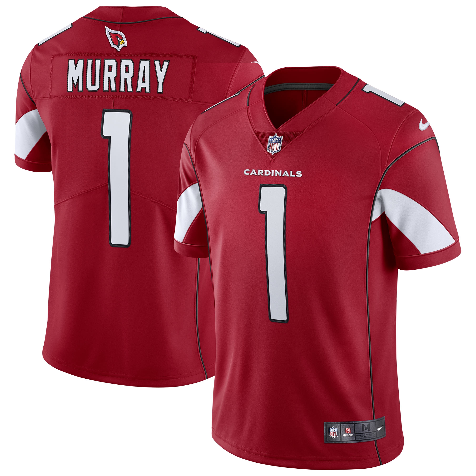 Kyler Murray #1 Arizona Cardinals Nike Vapor Limited NFL Jersey Red