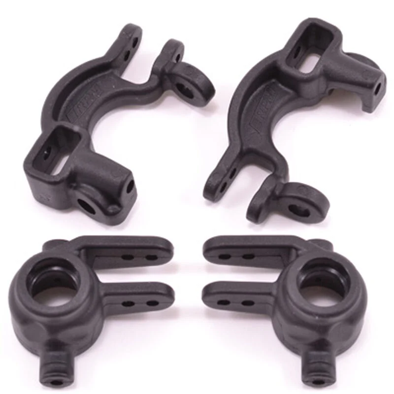 RPM 73592 Caster & Steering Blocks BLK: SLH 4X4, ST 4X4 (2)