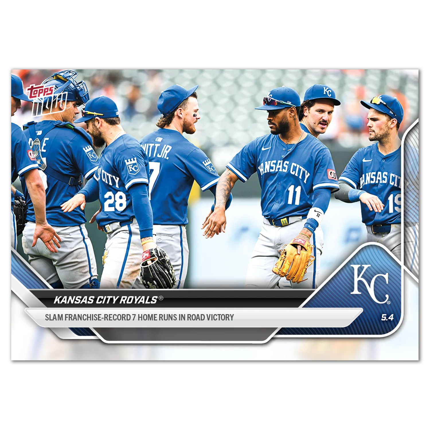 Kansas City Royals - 2025 MLB Topps NOW® - Card 138