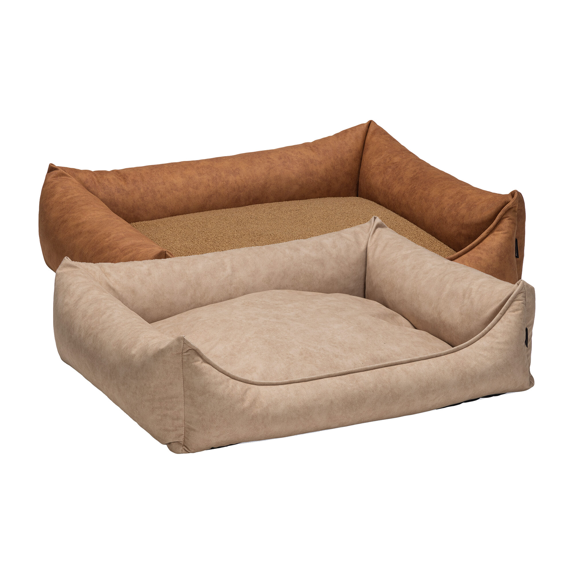 Beeztees Lua Orthopaedic Dog Bed - Beige - 70 x 50 cm