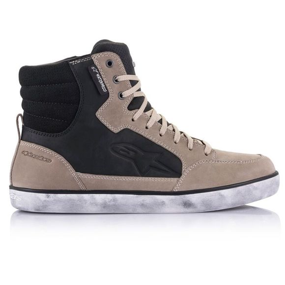 Alpinestars J -6 Waterproof Motorcycle Sneakers - Black Flint White - Black / WhiteRef: AP12636