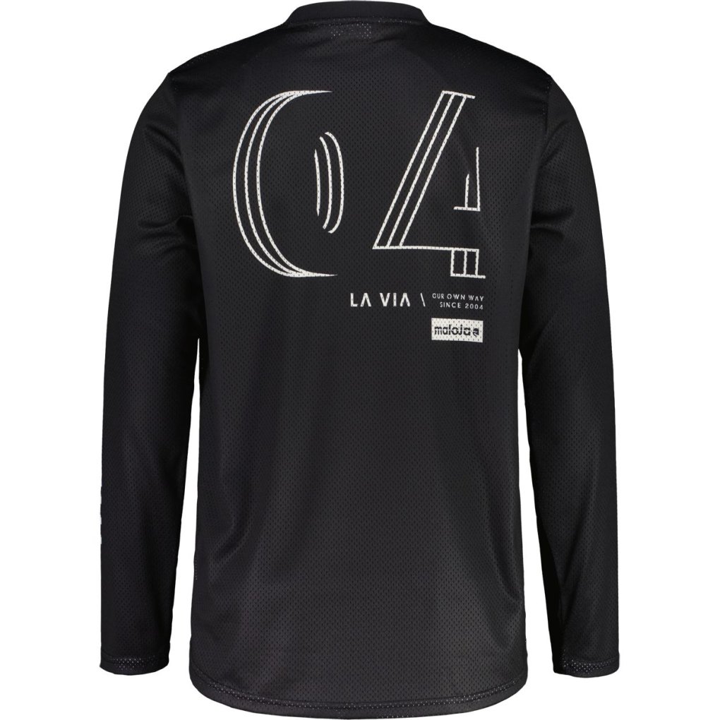 Maloja PfeifferkogelM. Dirt Shirt Men - deep black 8833
