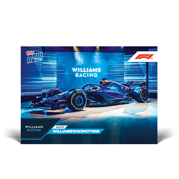 Topps UK - Williams Racing FW45 - F1 TOPPS NOW® Card #P004