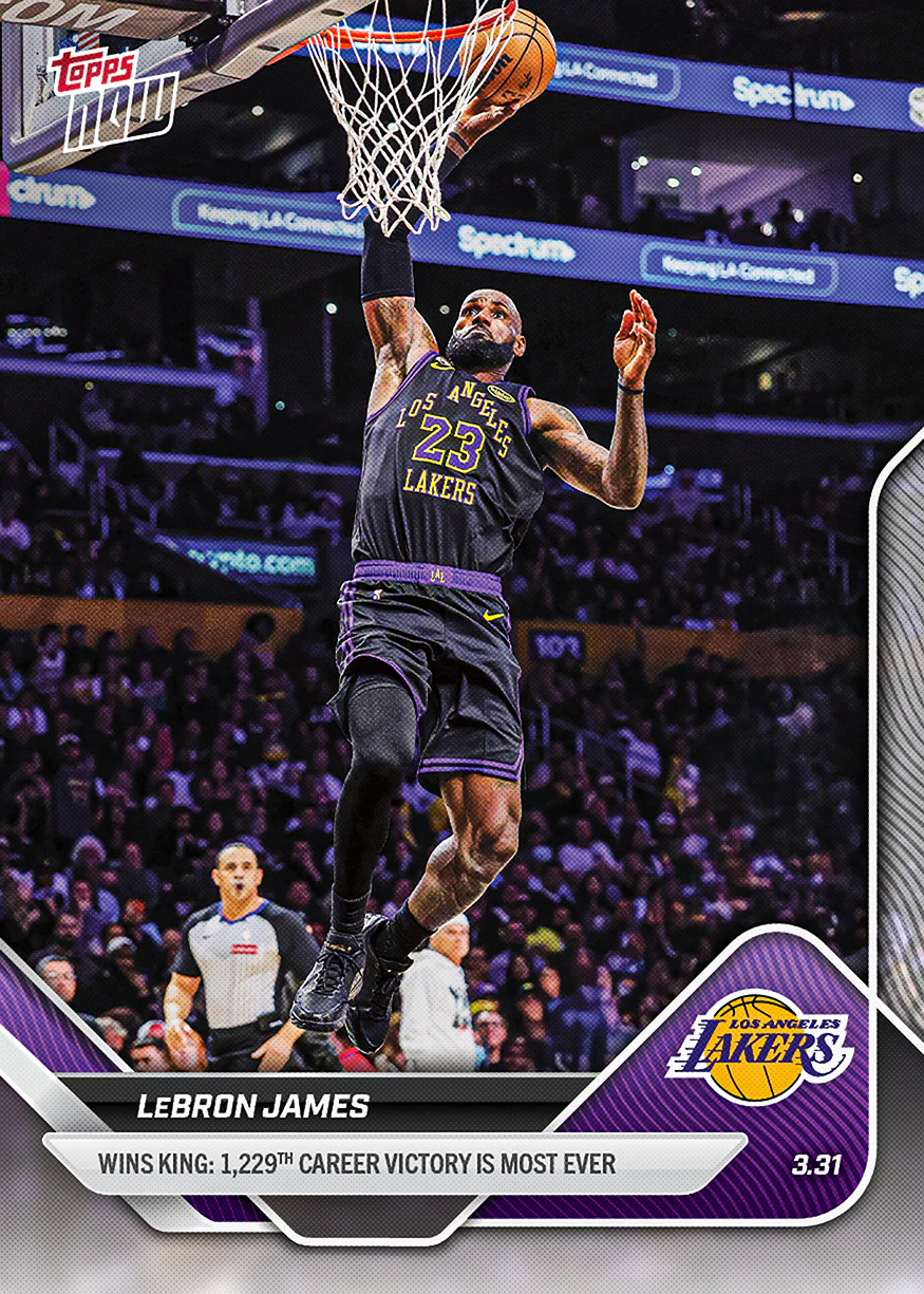LeBron James - 2025-26 NBA Topps NOW® - Card 235