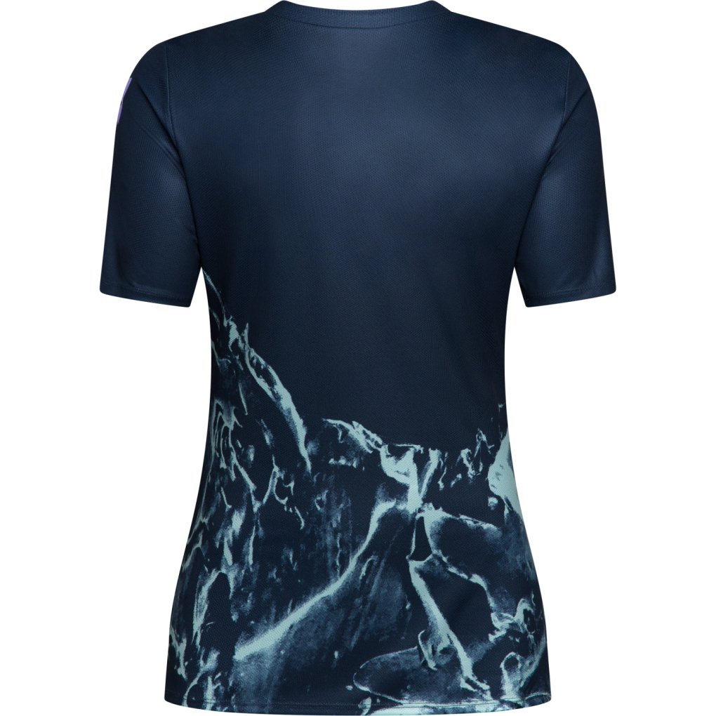 FOX Ranger MTB Short Sleeve Jersey Women - Image Print - arctic blue