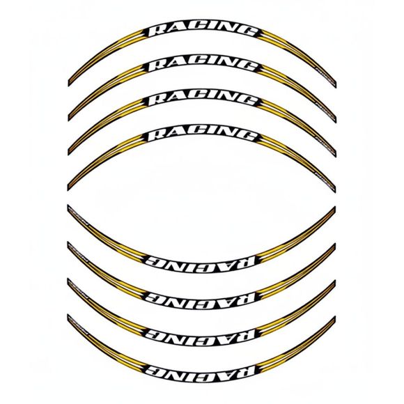 Progrip Racing Racing Yellow 5026 Universal - Yellow rims netRef: Prg0352 / 5026J
